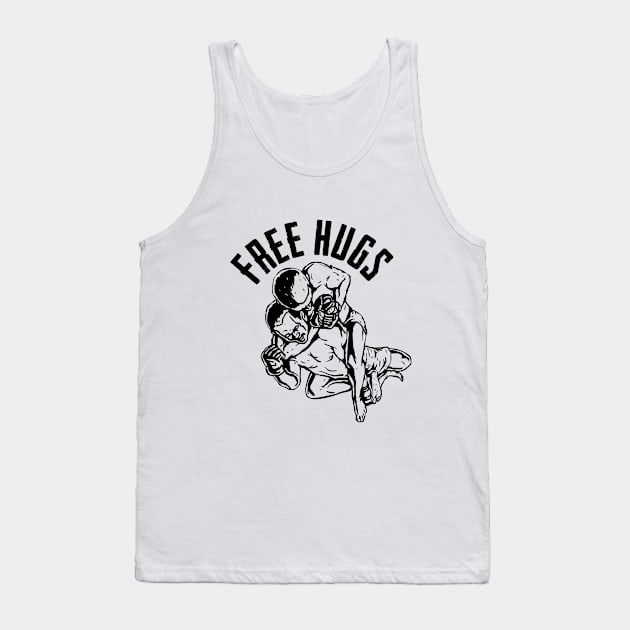 BJJ - Free Hugs Tank Top by Kudostees